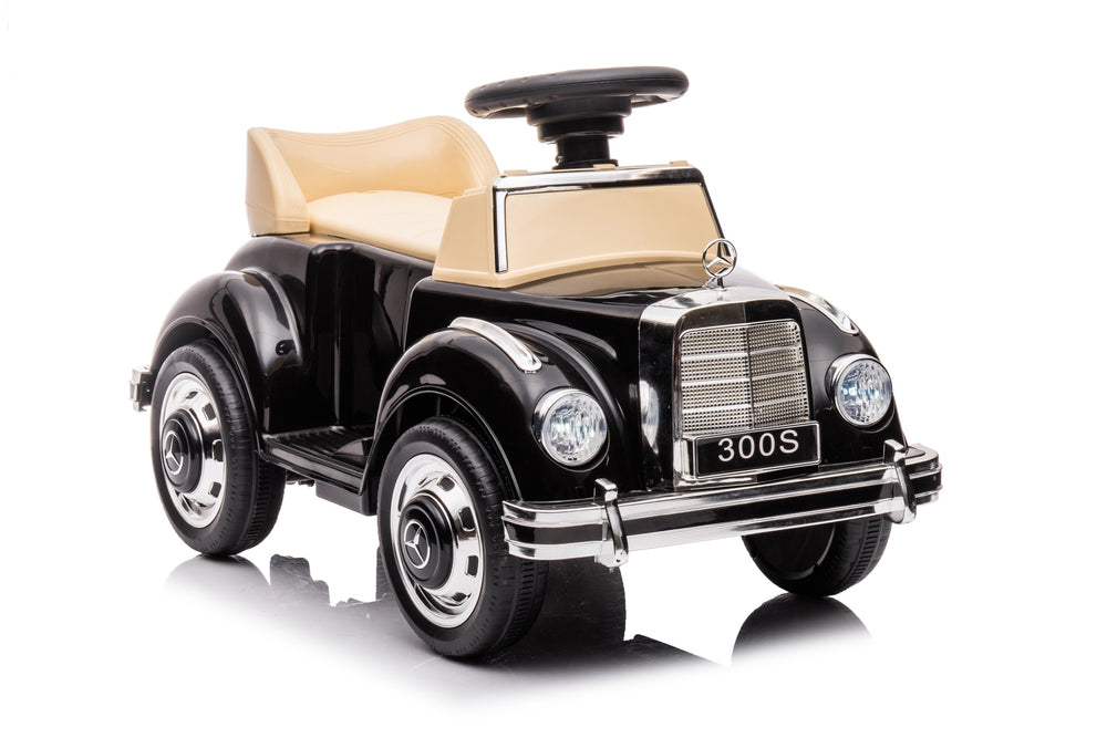 Electric 6v Black Classic Mercedes for toddlers