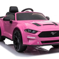 Licensed Ford Mustang 24v Drift kids ride on car - Pink