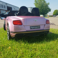 
              Licensed Bentley Supersport 12v ride on car - Metallic Pink
            